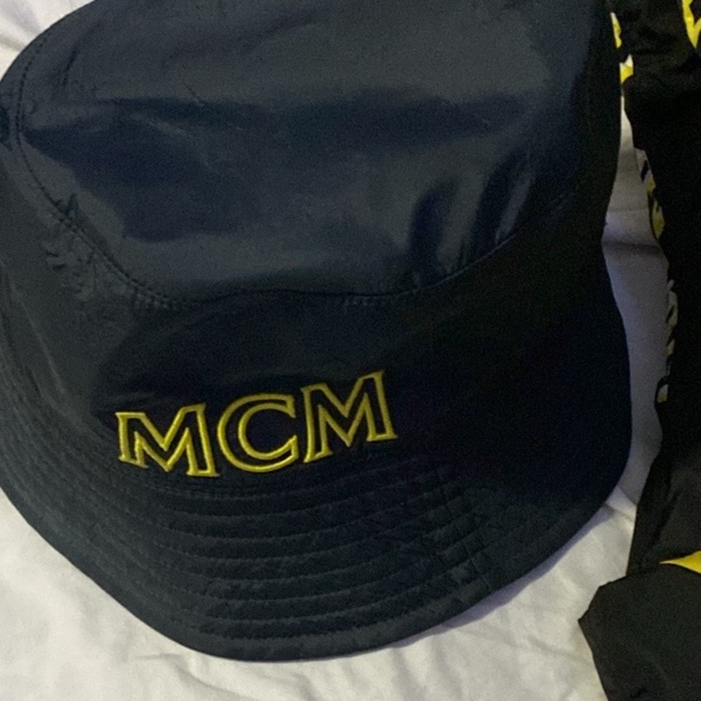 Reversible MCM bucket hat